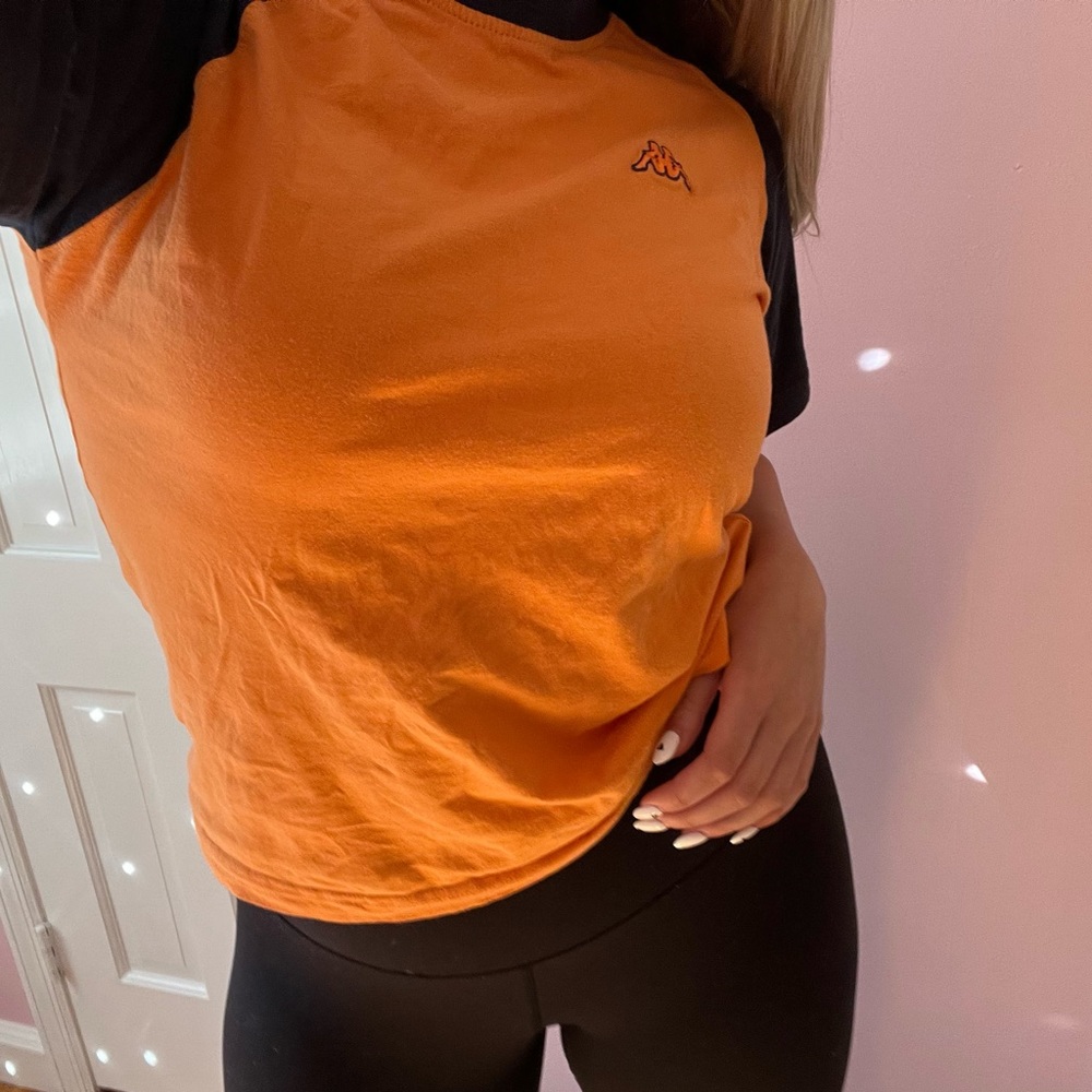Orange vintage Kappa tee
